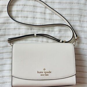 Kate Spade ♠️Handbag Madison Medium Crossbody Meringue Cream Off-White
